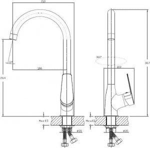 Bateria kuchenna Sotbe Mardola High stojąca chrom (MAR-KH-40201886) 4