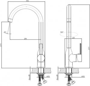 Bateria kuchenna Sotbe Unicorn stojąca chrom (SKH-14259238) 4