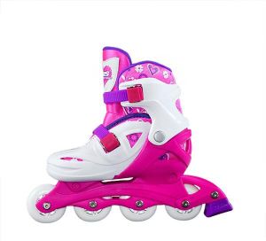 Rolki Nils Extreme NJ0321 rekreacyjne regulowane różowe r. 31-35 2