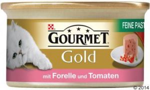 Nestle GOURMET GOLD 85g org.pate Pstrąg i pomidory 1
