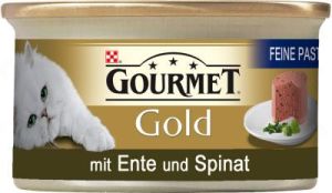 Nestle GOURMET GOLD 85g org.pate KACZKA SZPINAK 1