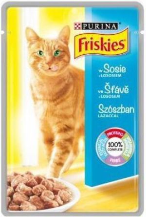 Nestle FRISKIES KOT 100g sasz.Z ŁOSOSIEM SOS 1