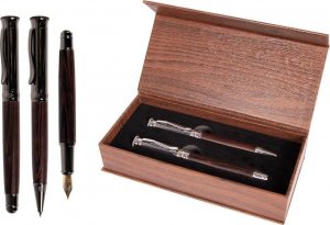 Cresco Pióro wieczne + długopis Impressive ciemny 1