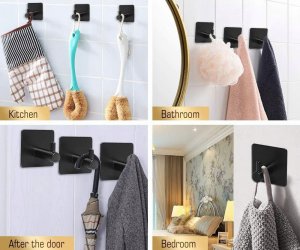 KBE Uchwyt 1-hakowy 4.5 cmcm czarny  (210420) 2