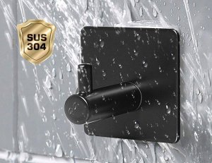 KBE Uchwyt 1-hakowy 4.5 cmcm czarny  (210420) 3