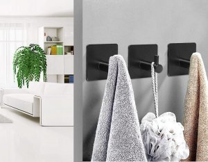 KBE Uchwyt 1-hakowy 4.5 cmcm czarny  (210420) 4