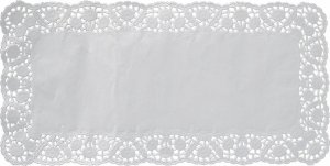 Wimex Serwetki ażurowe prostokątne białe 18x30cm 100 szt 1