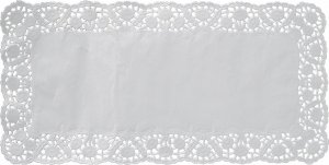 Wimex Serwetki ażurowe prostokątne białe 36x46cm 100 szt 1