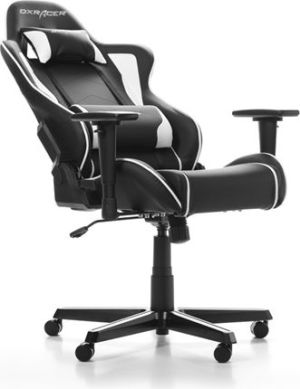 Fotel DXRacer Formula czarno-biały (OH/FH08/NW) 5