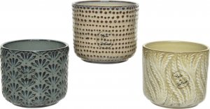 Zielona Fabryka Ceramiczna osłonka na doniczkę do kwiatów mała 1