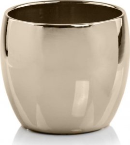 Polnix Osłonka ceramiczna na doniczkę kula złota 17cm 1
