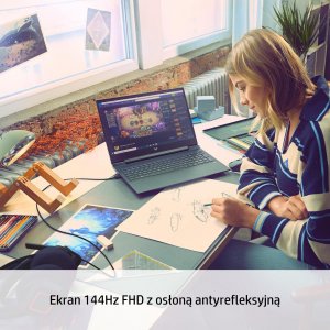 Laptop HP Victus 16-d0243nw Core i5-11400H / 16 GB / 512 GB / W11 / RTX 3050 Ti / 144 Hz (595S3EA) 16