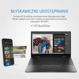 Laptop HP Laptop 2w1 HP Envy x360 15-eu0313nw 601P8EAR Ryzen 5 / 16GB / 512SSD / Radeon / FullHD / Win11 / Czarny 19