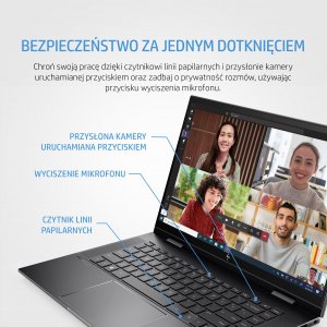Laptop HP Laptop 2w1 HP Envy x360 15-eu0313nw 601P8EAR Ryzen 5 / 16GB / 512SSD / Radeon / FullHD / Win11 / Czarny 22