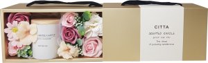Inspiruj FlowerBox flower box pudełko z kwiatami świeca sojowa kwiaty mydlane wieczne prezent dekoracja upominek 1