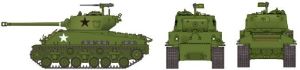Tamiya US Tank M4A3E8 Sherman Easy Eight (586962) 2