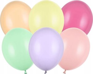 PartyDeco Balony lateksowe na hel pastelowe kolorowe 100 szt 2