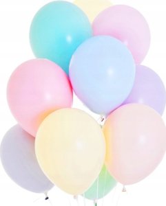 PartyDeco Balony lateksowe 27cm wytrzymałe pastelowe 10szt 1