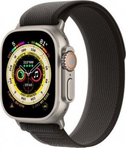 Smartwatch Apple Watch Ultra GPS + Cellular 49mm Titanium Case Trail Loop Medium/Large Czarno-szary  (MQFX3WB/A) 1