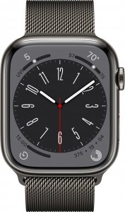 Smartwatch Apple Watch 8 GPS + Cellular 45mm Graphite Stainless Steel Grafitowy  (MNKX3WB/A) 2