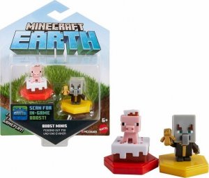 Figurka Minecraft MINECRAFT FIGURKA FIGURKI ŚWINIA I PRZYWOŁYWACZ NIEŚMIERTELNYCH GMD16 1
