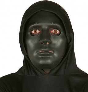Guirca Czarna maska na całą twarz do stroju przebranie 1