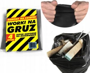 Aku Mega mocne worki na gruz odpady budowlane 4sztuki 1