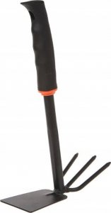 MOTYCZKA MOTYKA Z PAZURKAMI OGRODOWA DZIABKA METAL 28CM 2