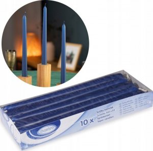 Wimex Świeczki świece stożkowa ciemno niebieskie 24,5cm 1