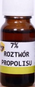 Pasieka Barć Roztwór PROPOLISU 7% działanie ANTYBAKTERYJNE 10g 1