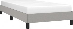 vidaXL vidaXL Rama łóżka, jasnoszara, 80 x 200 cm, tapicerowana tkaniną 3