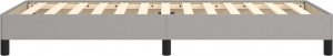 vidaXL vidaXL Rama łóżka, jasnoszara, 80 x 200 cm, tapicerowana tkaniną 6
