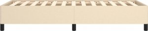 vidaXL vidaXL Rama łóżka, kremowa, 80 x 200 cm, tapicerowana tkaniną 6