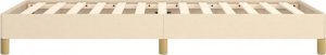 vidaXL vidaXL Rama łóżka, kremowa, 90 x 200 cm, tapicerowana tkaniną 6