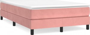 vidaXL vidaXL Rama łóżka, różowa, 120 x 200 cm, tapicerowana aksamitem 2