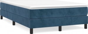 vidaXL vidaXL Rama łóżka, ciemnoniebieska, 120x200 cm, tapicerowana aksamitem 2