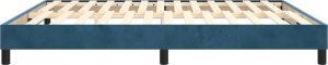 vidaXL vidaXL Rama łóżka, ciemnoniebieska, 180x200 cm, tapicerowana aksamitem 6