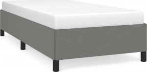 vidaXL vidaXL Rama łóżka, ciemnoszara, 80x200 cm, tapicerowana tkaniną 2