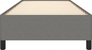 vidaXL vidaXL Rama łóżka, ciemnoszara, 80x200 cm, tapicerowana tkaniną 5