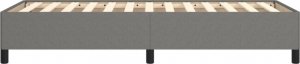 vidaXL vidaXL Rama łóżka, ciemnoszara, 80x200 cm, tapicerowana tkaniną 6