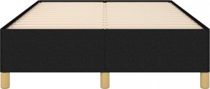 vidaXL vidaXL Rama łóżka, czarna, 120x200 cm, obita tkaniną 5