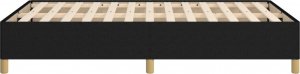 vidaXL vidaXL Rama łóżka, czarna, 120x200 cm, obita tkaniną 6