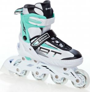 Rolki RAVEN Profession rekreacyjne regulowane białe r. 31-35 2