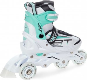 Rolki RAVEN Profession rekreacyjne regulowane turkusowe r. 28-32 7