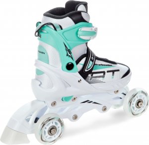 Rolki RAVEN Profession rekreacyjne regulowane turkusowe r. 28-32 10