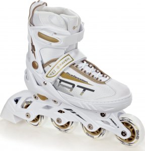 Rolki RAVEN Rolki Łyżwy 4w1 RAVEN Profession White/Gold 38-42 2
