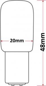 Rum-Lux ŻARÓWKA TRADYCYJNA DO MASZYNY DO SZYCIA 15W B15D 2
