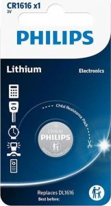 Philips PHILIPS BATERIA LITOWA CR1616 DL1616 3V DO PILOTA 1