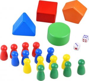 Jokomisiada Drewniana kostka edukacyjna sorter 8w1 ZA4117 8