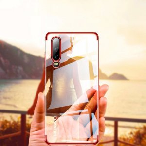 Clear  Clear Color case żelowy pokrowiec etui z metaliczną ramką Huawei P Smart Pro / Huawei 4